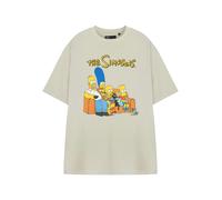 The Simpsons Mens Beige Couch Short Sleeved T-Shirt - X-Large