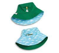 The Simpsons Mens Reversible Bucket Hat | Green with Homer & Blue Cloud Print | Classic Cartoon Headwear | Casual Summer Accessory | One Size Official Merchandise