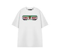 The Simpsons Men's Kwik-E-Mart Short Sleeved T-Shirt | White | Officially Licensed Merch | Size: Small The Simpsons White S