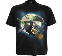 The Simpsons Men's Marge Witch T-Shirt in Black | Size: Large The Simpsons Black L