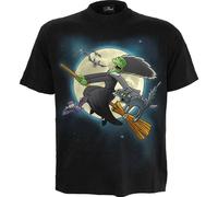 The Simpsons Men's Marge Witch T-Shirt in Black | Size: XL The Simpsons Black XL