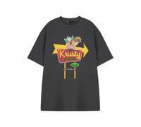 The Simpsons Men's Short Sleeved T-Shirt | Charcoal | Official Merch in Grey | Size: Large The Simpsons Grey L
