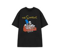 The Simpsons Men's Skeleton Couch Short Sleeved T-Shirt | Black | Officially Licensed Merch | Size: Small The Simpsons Black S