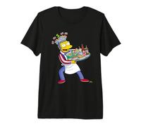 The Simpsons Moe America Suit USA 4th of July BBQ Cookout Premium T-Shirt