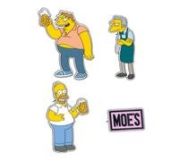 Grupo Erik Set Of 4 Enamel Pins - The Simpsons Merchandise | Cute Pin Badges, Bag Pins | The Simpsons Gifts Under 15 Pounds, Homer Simpson Gifts For Friends