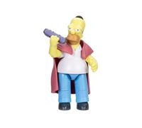 The Simpsons Sick Homer Collectible 5" / 12.7cm Action Figure by JAKKS Pacific, Includes Blanket and Hoagie Accessory, Highly Articulated, Collector's Display Packaging