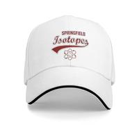 The Simpsons Springfield Isotopes Baseball Cap Casual Couple Women Trucker Hat Design Outdoor Sports Snapback Cap Gift Gift