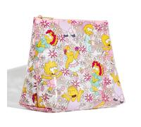 The Simpsons x Skinnydip Nerdy Floral Wash Bag Cute & Clear Toiletry Bag for Cosmetics, Makeup, Travel Accessories & Essentials - Portable, Lightweight, Durable Makeup Organizer for Travel, Gym, Campi