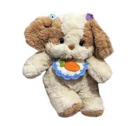 The Singing Talking Elephant Plays Peep-Look with Ears Good Night Puppy Doll Sleeping Dog Doll Girl Gift Headband (B, 30 cm)