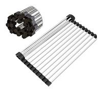The Sink Roll Up Dish Drying Rack, Multipurpose Dish Rack, Portable Drainer Racks (16.9" x 11.8")