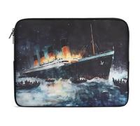 The Sinking of The Titanic Ship Laptop Sleeve Case Computer Protective Briefcase Handbag Slim Cover Carrying Bag