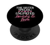 The Sister Special: Unlimited Laughs & Love Sister PopSockets Adhesive PopGrip