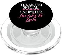 The Sister Special: Unlimited Laughs & Love Sister PopSockets PopGrip for MagSafe