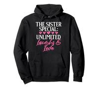The Sister Special: Unlimited Laughs & Love Sister Pullover Hoodie