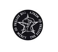 The Sisters of Mercy Rockband_1 Patch Badge Embroidered Iron on Applique Souvenir Accessory