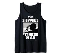 The Sisyphus Fitness Plan Philosophy Greek Mythology Humor Tank Top