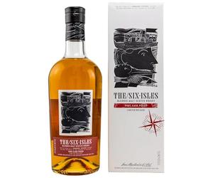The Six Isles Port Cask Finish Blended Scotch Whisky 70cl | 48% ABV | Gift Box | Island Malt Blend from Islay, Skye, Orkney, Mull, Arran & Jura