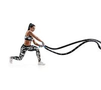 The Six Pack Revolution - 9m Battle Rope - 38mm Thickness - Wear Resistant Protective Sleeve - Full Body Training Tool for Cardio Conditioning, Strength Building & Endurance Circuits