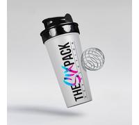 The Six Pack Revolution - Protein Shaker Bottle - 700ml - Wire Whisk Ball - Black Leak-Proof Lid - BPA Free - Dishwasher Safe - Easy-Mix Solution for Pre/Post Workout & Daily Protein Use