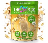 The Six Pack Revolution Vegan High Protein Oats - Banoffee Pie - 1kg, 20 SERVINGS - 15g Protein - High Fibre - Low Sugar - Delicious Breakfast Fuel for Recovery, Muscle Tone & Lean Morning Energy