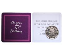 The Sixpence Seller 75th Birthday gift 1951 lucky present celebration birth year, unique 2026