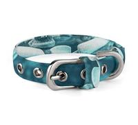The Skeleton of Color Space Dog Collar with Buckle Cute Pet Necklet Adjustable Safety Pet Collars for Small Dog Medium Dogs Wide Dog Collar