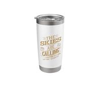 The Skies are Calling for Lifting Weights Stainless Steel Insulated Tumbler