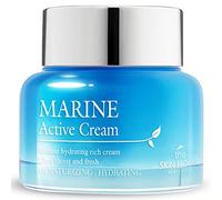The skin house - Marine active cream (50ml, 1.69oz). Hydrating cream with hyaluronic acid instantantly hydrates and moisturizes skin. Deep moisturizing for dry and dehydrated skin.