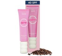 Mineral Sun Protection with Caffeine, SPF 40, Fragrance-Free Face Sunscreen, No White Coating, Non-Greasy, Lightweight Sunscreen Lotion that Wrinkles, Redness and the