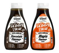 The Skinny Food Co. Syrup Twin Pack Chocolate & Maple Syrup