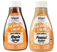 The Skinny Food Co. Syrup Twin Pack Maple Syrup & Peanut Butter