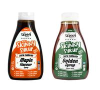 The Skinny Food Co Syrup Twin Pack SW Maple Syrup Golden Syrup Dessert Top