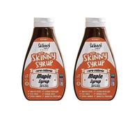 The Skinny Food Maple Sauce Sugar Free | Zero Colorie | Dessert Topping Guilt Free Syrup | Pack of 2x 425ml (850ml)
