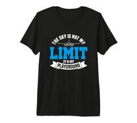 The Sky is My Playground, Pilot Premium T-Shirt