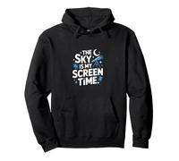 The Sky Is My Screen Astronomy Telescope Pullover Hoodie