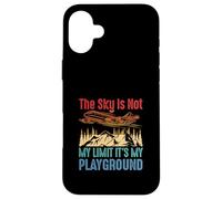 The Sky Is Not My Limit It is My Playground Pilot Airplane Case for iPhone 16 Plus