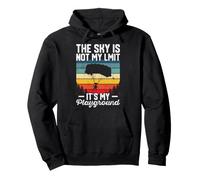 the sky is not my limit it's playground skydive Parachuting Pullover Hoodie