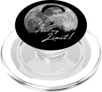 The Sky Is Not My Limit Skydiving Silhouette Paraglider PopSockets PopGrip for MagSafe