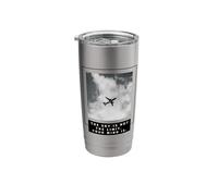 The Sky is not Your Limit, Your Mind is | Cloud Plane Stainless Steel Insulated Tumbler