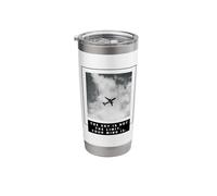 The Sky is not Your Limit, Your Mind is | Cloud Plane Stainless Steel Insulated Tumbler