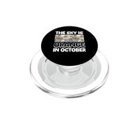 The Sky Is Orange In October Monarch Butterfly Migration PopSockets PopGrip for MagSafe