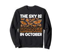 The Sky Is Orange In October Monarch Butterfly Migration Sweatshirt