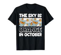 The Sky is Orange in October Monarch Butterfly Migration T-Shirt