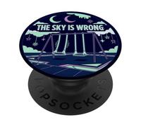 The Sky Is Wrong - Dreamcore Empty Playground Eerie Design PopSockets Adhesive PopGrip