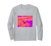 The Sky Isn’t The Limit - Colorful Bird Freedom Long Sleeve T-Shirt
