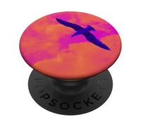 The Sky Isn’t the Limit - Colorful Bird Freedom PopSockets Adhesive PopGrip
