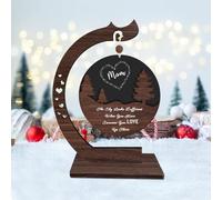 The Sky Looks Different When You Have Someone You Love Up There Memorial Frame Personalized Name Loss of Loved One Desktop Sign with Stand Sympathy Remembrance Gift for Family Friend Grandma Grandpa