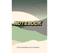 The Sky Remembers How to Breathe - Notebook: 6x9in, 180 pages, 31 lined each page with 6.35 mm spacing