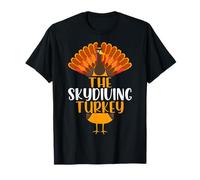The Skydiving Turkey Thanksgiving Adventure Lover Skydiver T-Shirt