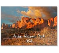 The Skyline Arch in Arches National Park, Utah., Fridge Magnet